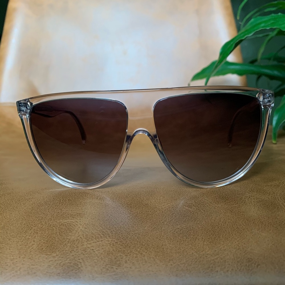 Céline Thin Shadow Aviator Sunglasses NWOT